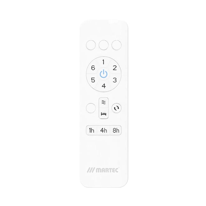 Hampton DC 1320mm Smart Ceiling Fan With WIFI Remote Control Matt White