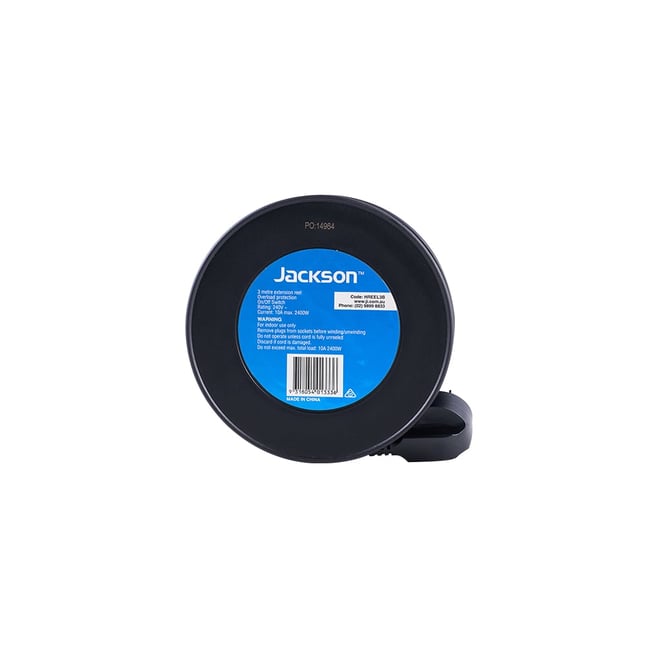 Jackson 3m Extension Reel - Black