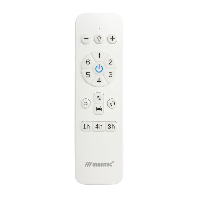 Quantum DC 1220mm DC Ceiling Fan With Remote Control Matt White