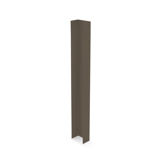Ezi-Slat U-Channel Louvred 55x32mm Banyan Brown 5000mm
