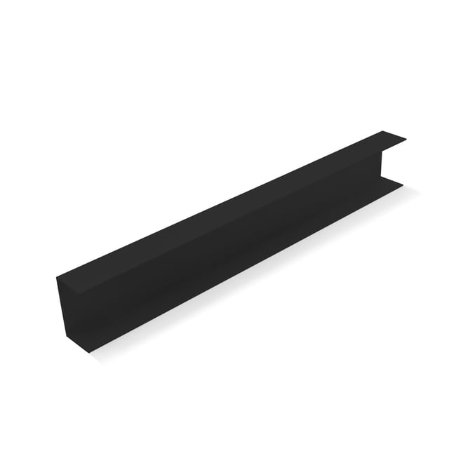 Ezi-Slat U-Channel Louvred 55x32mm Gun Metal Grey 5000mm