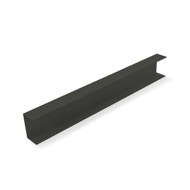 Ezi-Slat U-Channel Louvred 55x32mm Slate Grey 5000mm