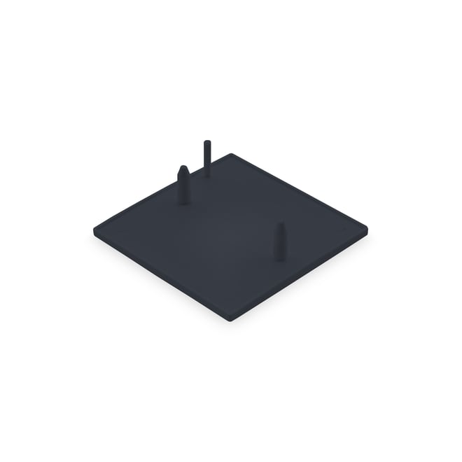 Ezi-Slat Heavy Duty Post Cover Suit 65x65mm Post Dark Stone