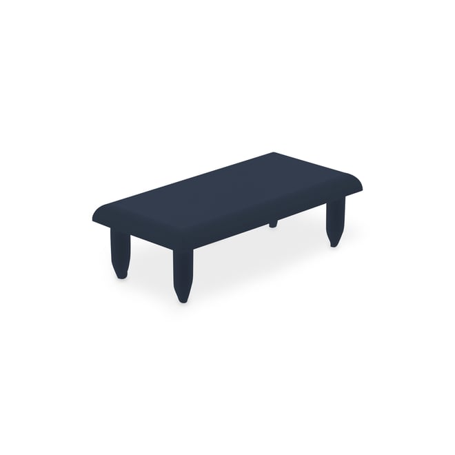 Ezi-Slat Frame Cap Louvred 51x30mm Mountain Blue