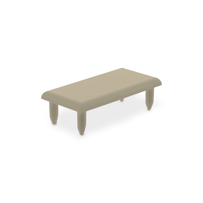 Ezi-Slat Frame Cap Louvred 51x30mm Merino