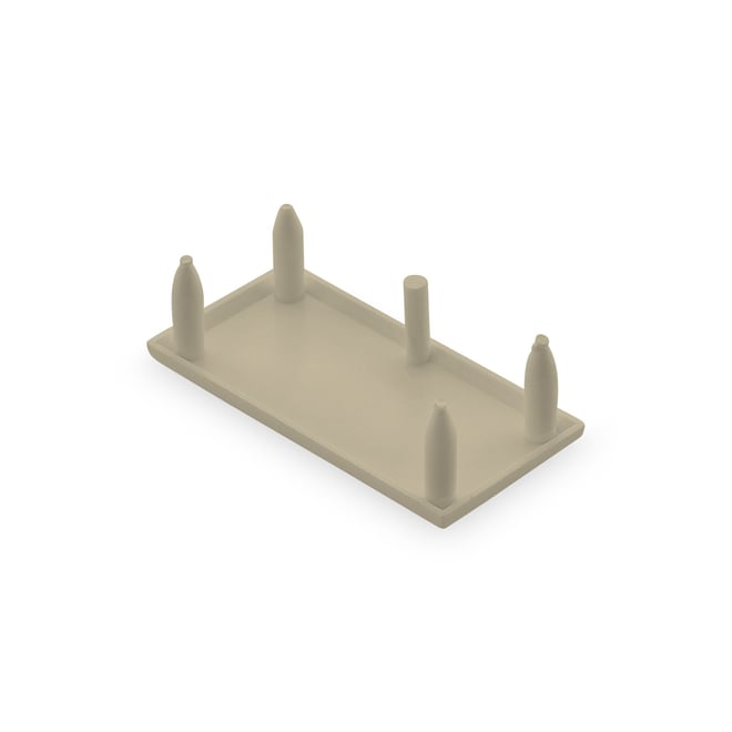 Ezi-Slat Frame Cap Louvred 51x30mm Merino