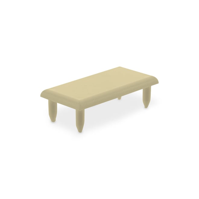 Ezi-Slat Frame Cap Louvred 51x30mm Primrose