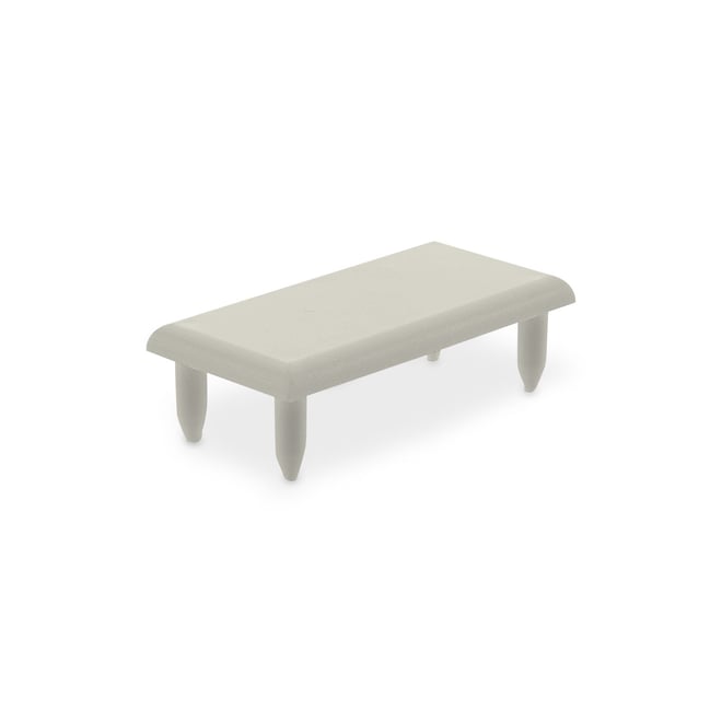 Ezi-Slat Frame Cap Louvred 51x30mm Off White