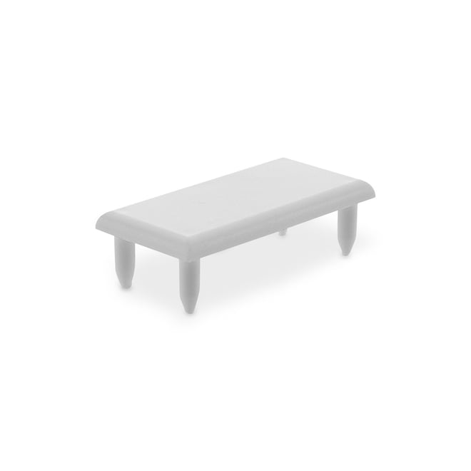Ezi-Slat Frame Cap Louvred 51x30mm White