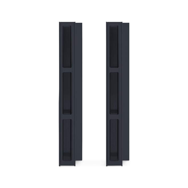 Ezi-Slat Frame Kit Suit 75mm Blades 9mm Spacing Dark Stone 2400mm