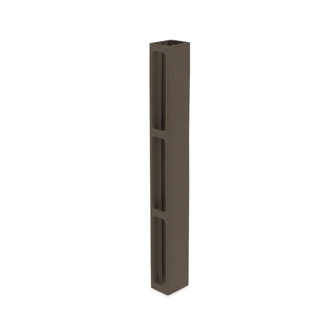 Ezi-Slat Frame Suit 75mm Blades 20mm Spacing Banyan Brown 2400mm