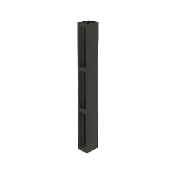 Ezi-Slat Frame Suit 75mm Blades 20mm Spacing Slate Grey 2400mm
