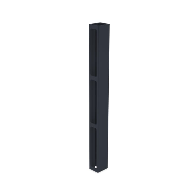 Ezi-Slat Frame Suit 90mm Blades 20mm Spacing Dark Stone 2400mm