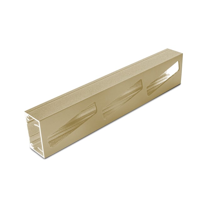 Ezi-Slat Louvre Right Hand Frame Suit 75mm Blades 9mm Spacing Merino 2400mm