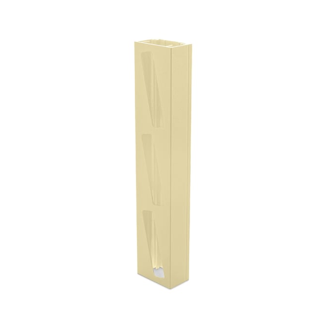 Ezi-Slat Louvre Right Hand Frame Suit 75mm Blades 9mm Spacing Primrose 2400mm