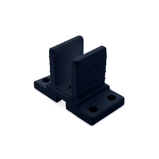 Ezi-Slat Foot Upstand Suit 65x65mm Post Mountain Blue
