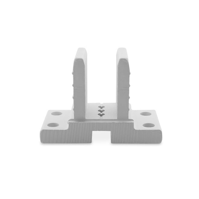 Ezi-Slat Foot Upstand Suit 65x65mm Post White