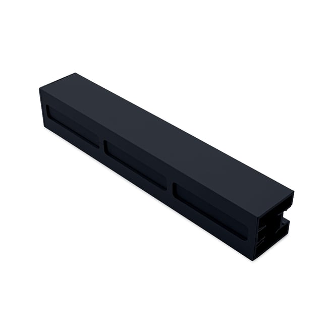 Ezi-Slat Gate Frame Suit 90mm Blades 20mm Spacing Dark Stone 1500mm