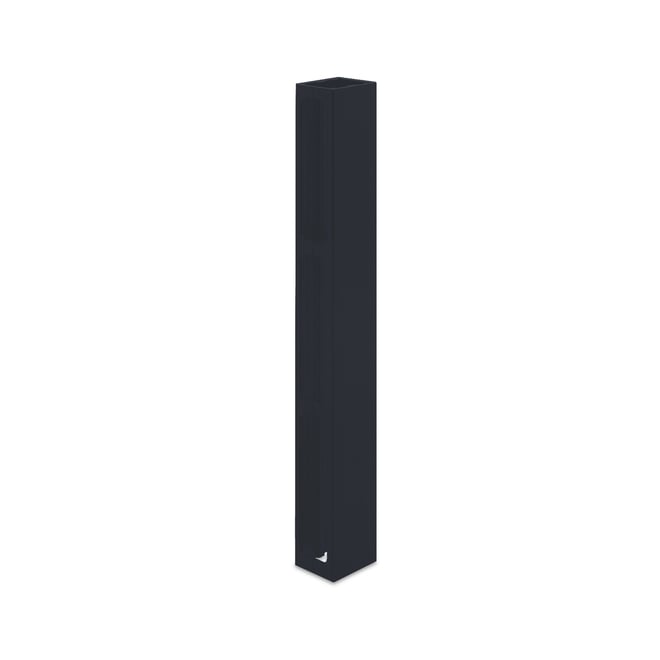 Ezi-Slat Mid Rail Suit 75mm Blades 9mm Spacing Dark Stone 2400mm L