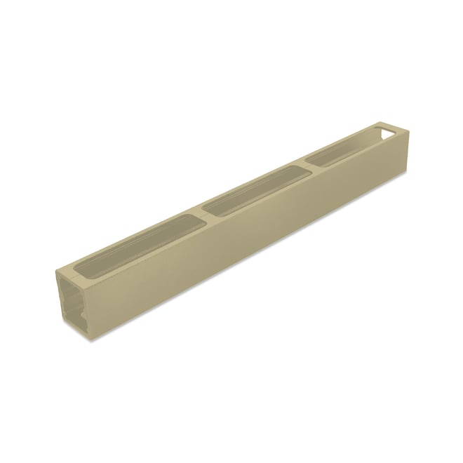 Ezi-Slat Mid Rail Suit 75mm Blades 9mm Spacing Primrose 2400mm L