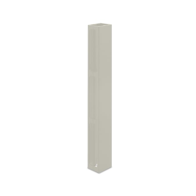 Ezi-Slat Mid Rail Suit 75mm Blades 9mm Spacing Off White 2400mm L