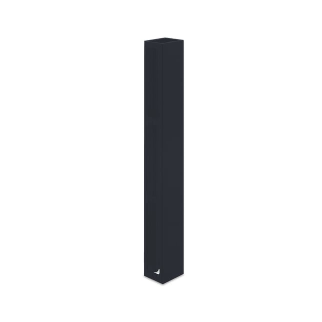 Ezi-Slat Mid Rail Suit 75mm Blades 20mm Spacing Dark Stone 2400mm L