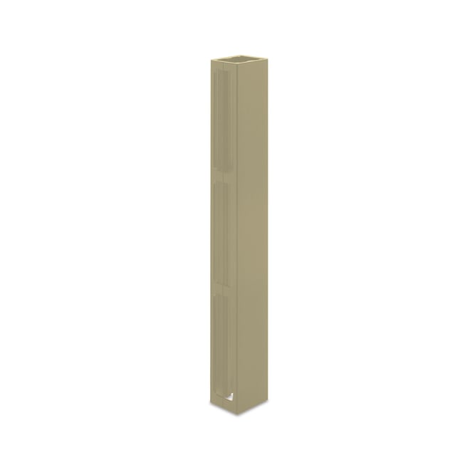 Ezi-Slat Mid Rail Suit 75mm Blades 20mm Spacing Primrose 2400mm L