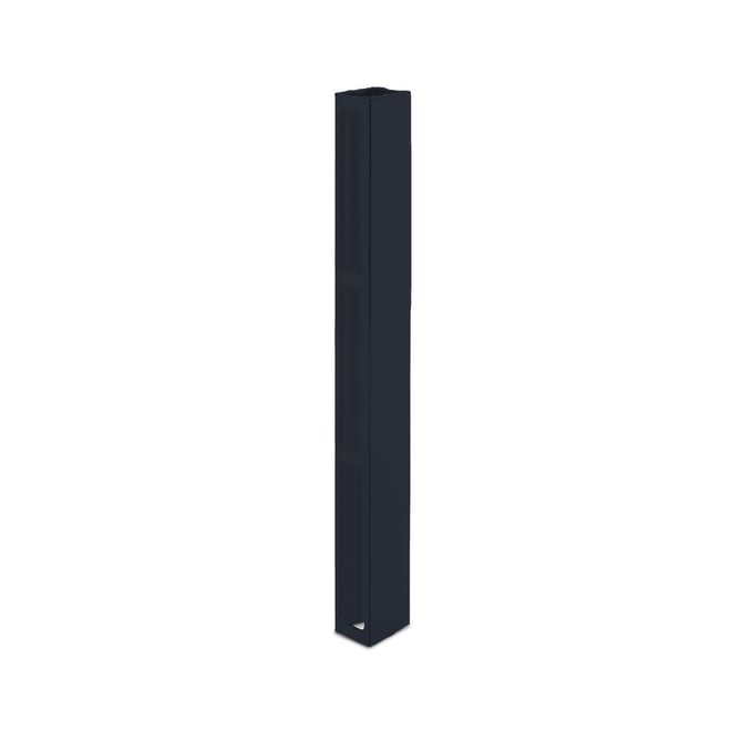 Ezi-Slat Mid Rail Suit 90mm Blades 20mm Spacing Dark Stone 2400mm L