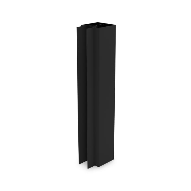 Ezi-Slat Post 1 Way 72x51mm Gun Metal Grey 2400mm L