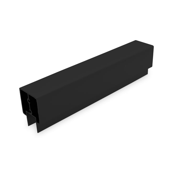 Ezi-Slat Post 1 Way 72x51mm Gun Metal Grey 2400mm L
