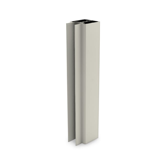 Ezi-Slat Post 1 Way 72x51mm Off White 2400mm L