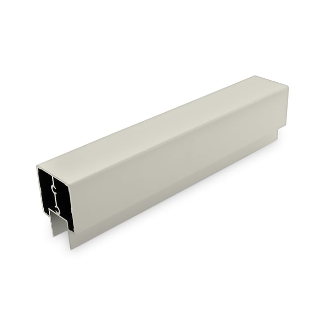 Ezi-Slat Post 1 Way 72x51mm Off White 2400mm L