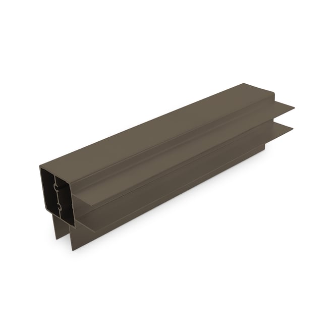 Ezi-Slat Post Corner 81x81mm Banyan Brown 2400mm L
