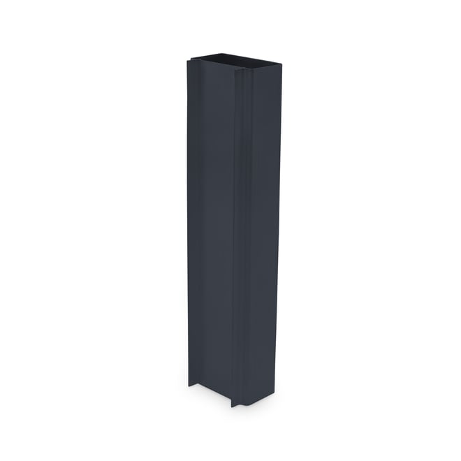 Ezi-Slat Rectangular Cap 70x47mm Dark Stone 5000mm L