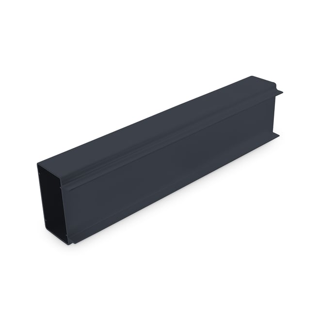 Ezi-Slat Rectangular Cap 70x47mm Dark Stone 5000mm L