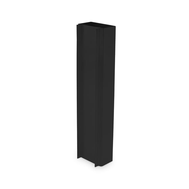 Ezi-Slat Rectangular Cap 70x47mm Gun Metal Grey 5000mm L