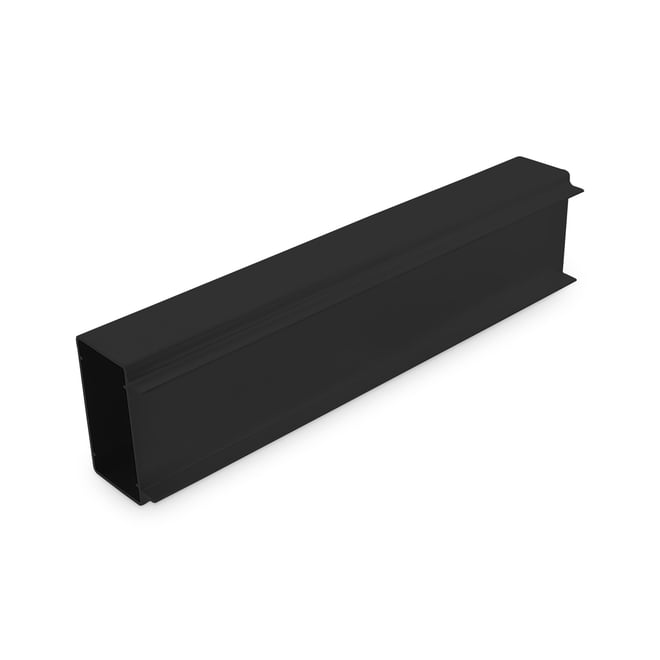 Ezi-Slat Rectangular Cap 70x47mm Gun Metal Grey 5000mm L
