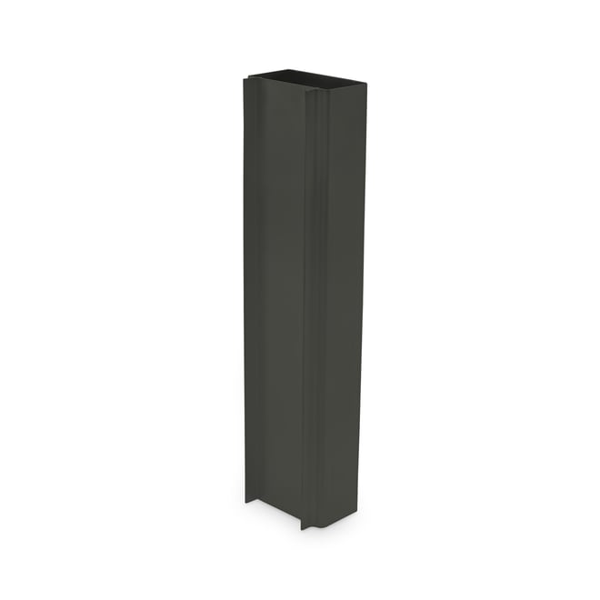 Ezi-Slat Rectangular Cap 70x47mm Slate Grey 5000mm L