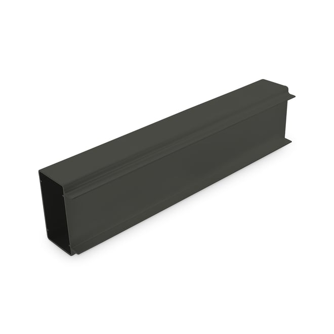 Ezi-Slat Rectangular Cap 70x47mm Slate Grey 5000mm L