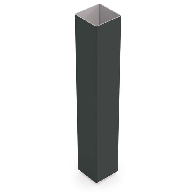 Fence Post 50 x 50mm 3mm BMT Gun Metal Grey 2100mm