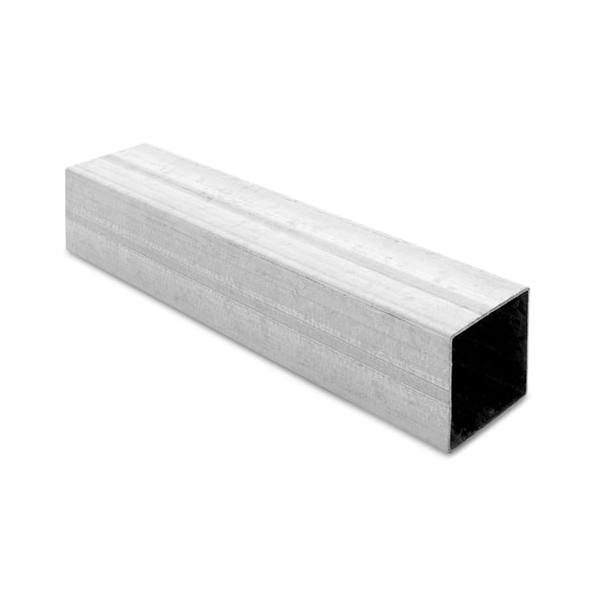 Fence Post 2.5 Galvanised Tube 65x65 2400mm No Cap