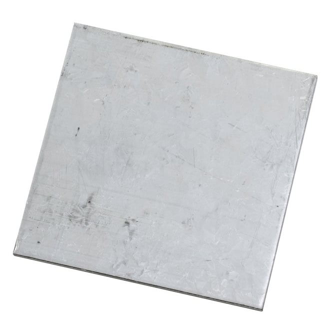 98 x 98 x 2.5mm Galvanised Square Plate