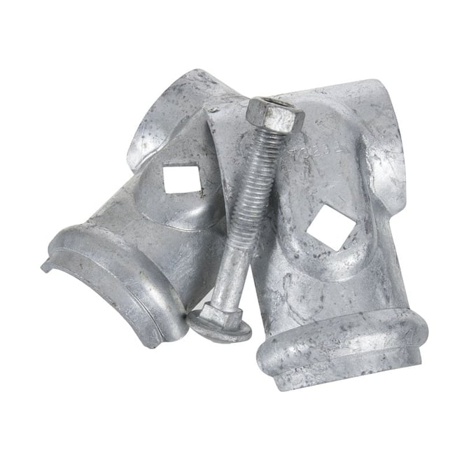 Downee 32mm Galvanised Fixed Fence Tees