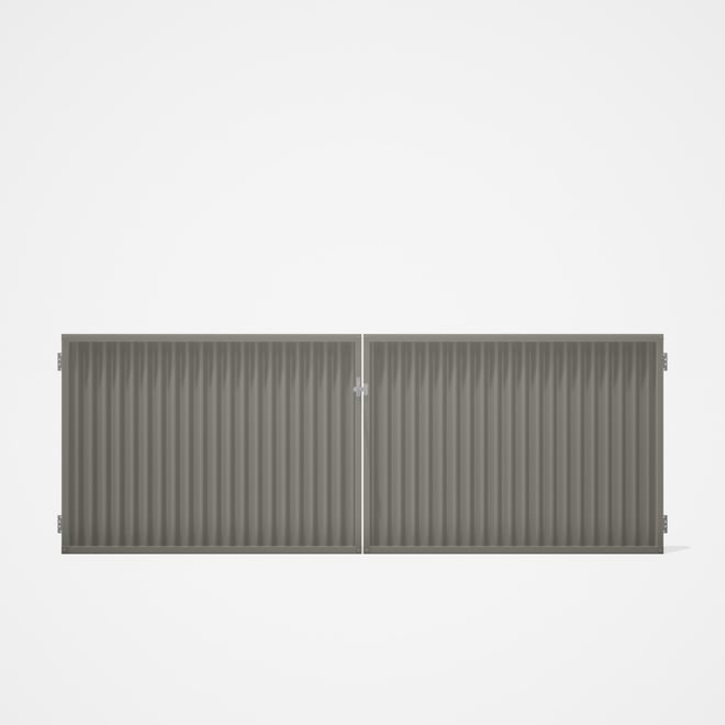 Good Neighbour® CGI Gate Premium .35 BMT Double 1.2m High Sheet: Birch, Frame: Birch
