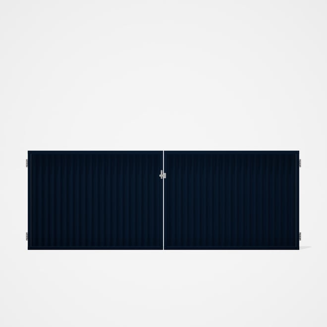 Good Neighbour® CGI Gate Premium .35 BMT Double 1.2m High Sheet: Mountain Blue, Frame: Mountain Blue