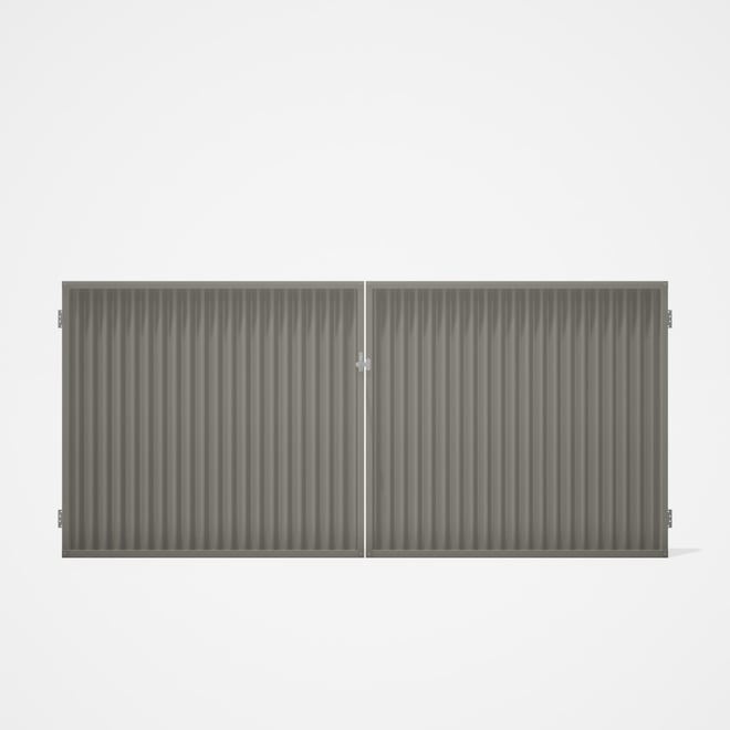 Good Neighbour® CGI Gate Premium .35 BMT Double 1.5m High Sheet: Birch, Frame: Birch