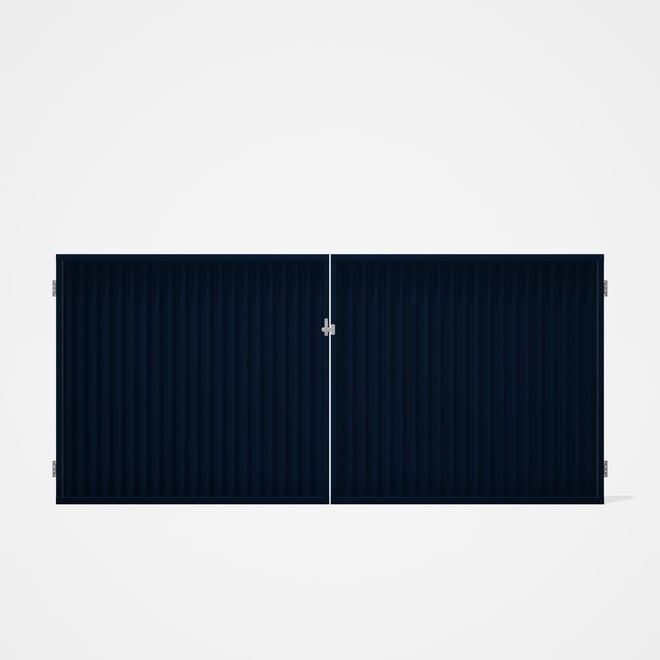 Good Neighbour® CGI Gate Premium .35 BMT Double 1.5m High Sheet: Mountain Blue, Frame: Mountain Blue