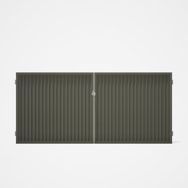 Good Neighbour® CGI Gate Premium .35 BMT Double 1.5m High Sheet: Marsh, Frame: Marsh