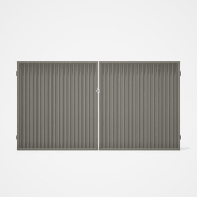 Good Neighbour® CGI Gate Premium .35 BMT Double 1.8m High Sheet: Birch, Frame: Birch