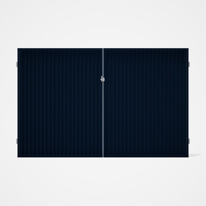 Good Neighbour® CGI Gate Premium .35 BMT Double 2.1m High Sheet: Mountain Blue, Frame: Mountain Blue